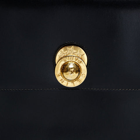 セリーヌ CELINE レザー ハンドバッグ ブラック WS21836