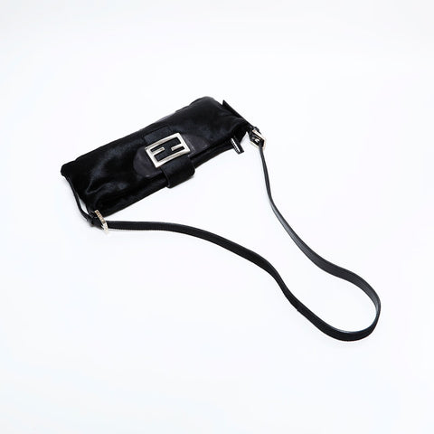 FENDI Harako Leather Mamma Shoulder Bag black WS21840