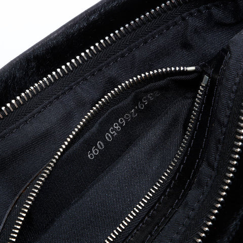 FENDI Harako Leather Mamma Shoulder Bag black WS21840