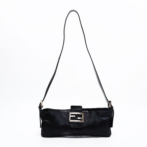 FENDI Harako Leather Mamma Shoulder Bag black WS21840