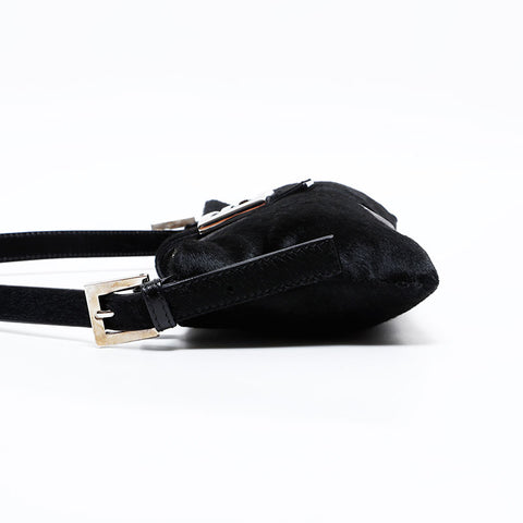 FENDI Harako Leather Mamma Shoulder Bag black WS21840