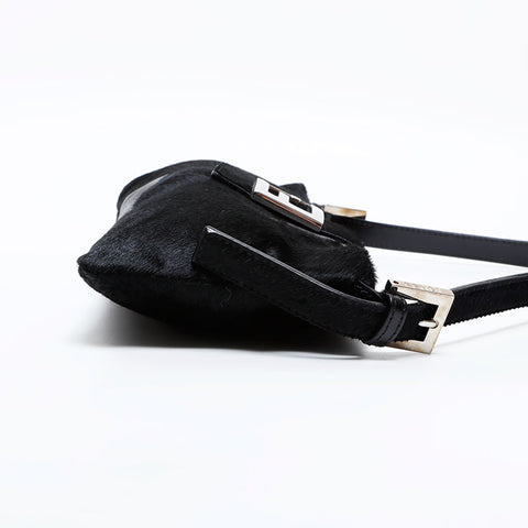 FENDI Harako Leather Mamma Shoulder Bag black WS21840