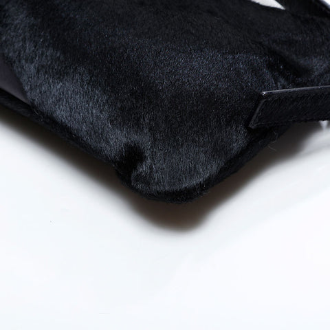FENDI Harako Leather Mamma Shoulder Bag black WS21840