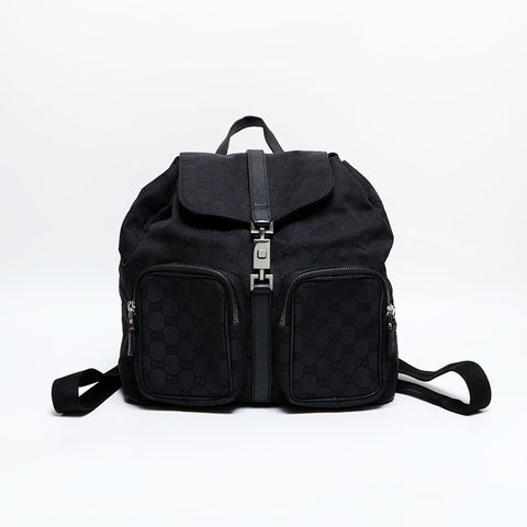 グッチ GUCCI GGキャンバス リュック・デイパック ブラック WS21841