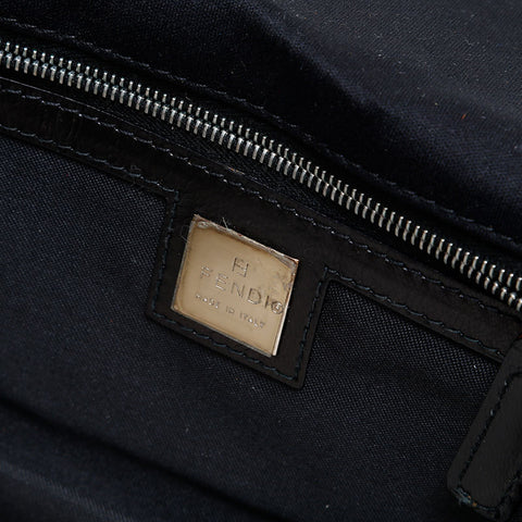 フェンディ FENDI マンマ コットン ショルダーバッグ ブラック WS21843
