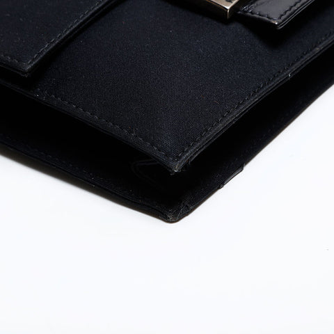 フェンディ FENDI マンマ コットン ショルダーバッグ ブラック WS21843