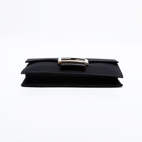 フェンディ FENDI マンマ コットン ショルダーバッグ ブラック WS21843