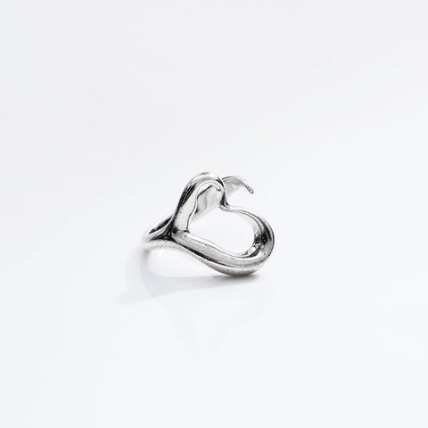 TIFFANY&Co. No. 14 925 Open Heart Ring Silver WS21849