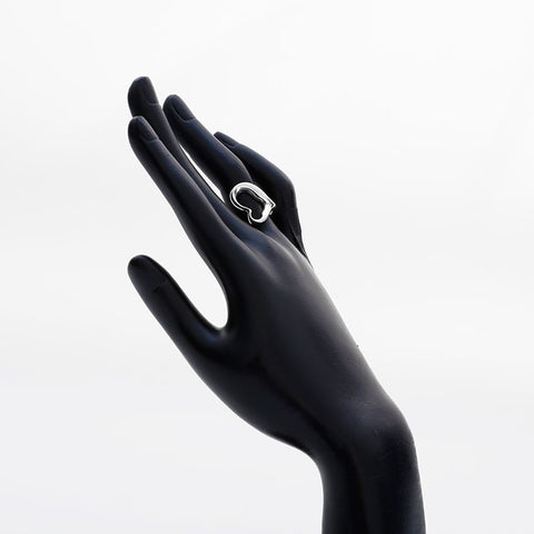 ティファニー TIFFANY&Co. 14号 925 オープンハート リング・指輪 シルバー WS21849