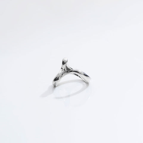 TIFFANY&Co. Size 9 Open Heart 925 Ring Silver WS21850