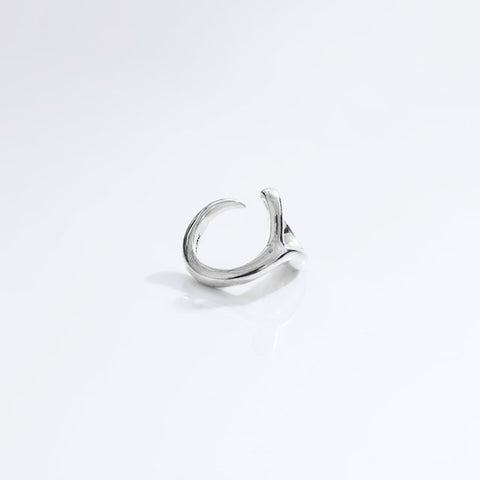 TIFFANY&Co. Size 9 Open Heart 925 Ring Silver WS21850