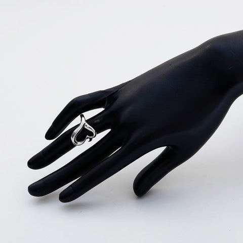 TIFFANY&Co. Taille 9 Bague Coeur Ouvert 925 Argent WS21850