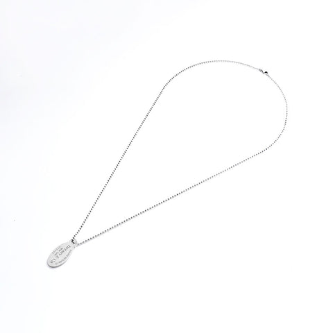 TIFFANY&Co. Return to Plate 925 Ball Chain Necklace Silver WS21852