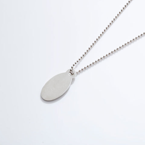 ティファニー TIFFANY&Co. リターントゥ プレート 925 ボールチェーン ネックレス シルバー WS21852