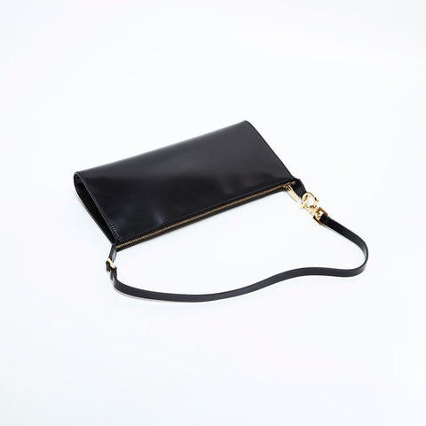 Salvatore Ferragamo leather one belt Shoulder Bag black WS21856