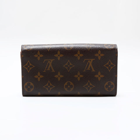 LOUIS VUITTON Monogram Portefeiulle Sarah Purse Brown WS21859
