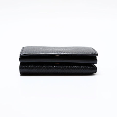 バレンシアガ BALENCIAGA CASH ミニ コンパクト ウォレット キャッシュ 三つ折り財布 ブラック WS21864