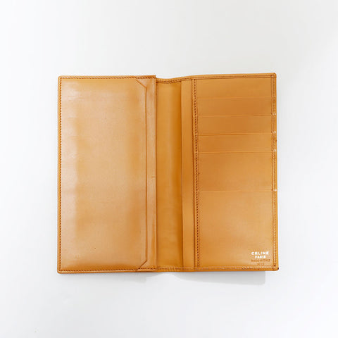 CELINE PVC Macadam Bifold Wallet Brown WS21865