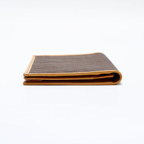 CELINE PVC Macadam Bifold Wallet Brown WS21865