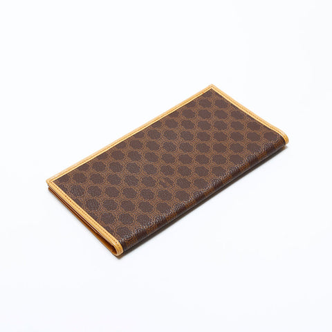 CELINE PVC Macadam Bifold Wallet Brown WS21865