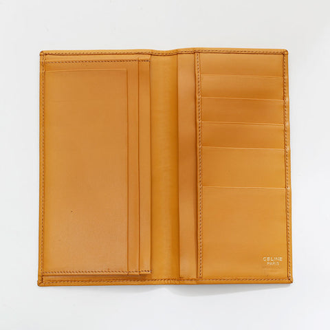 CELINE PVC Macadam Bifold Wallet Brown WS21866