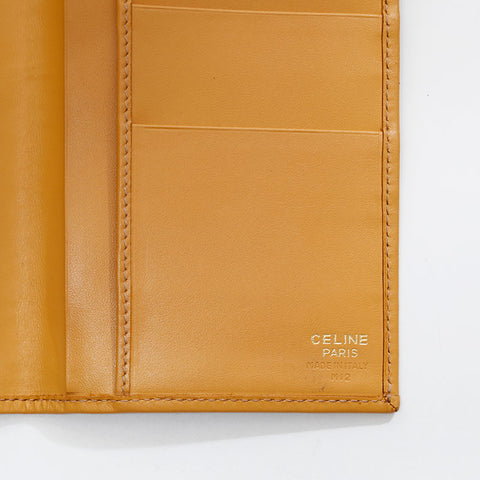 CELINE PVC Macadam Bifold Wallet Brown WS21866
