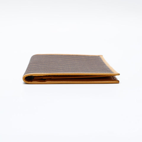 CELINE PVC Macadam Bifold Wallet Brown WS21866