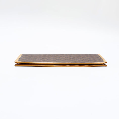 CELINE PVC Macadam Bifold Wallet Brown WS21866