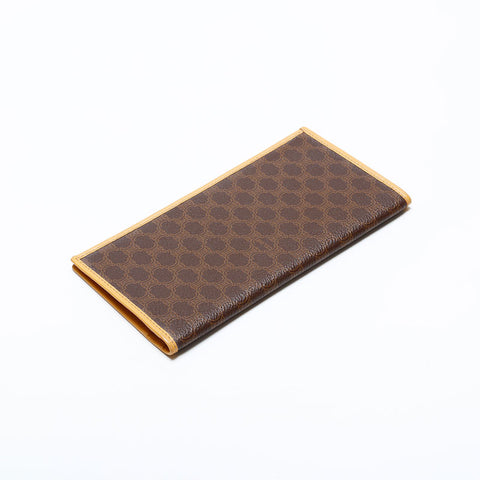 CELINE PVC Macadam Bifold Wallet Brown WS21866