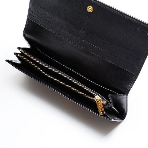 CELINE PVC Macadam Bifold Wallet black WS21867