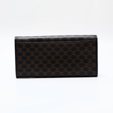 CELINE PVC Macadam Bifold Wallet black WS21867