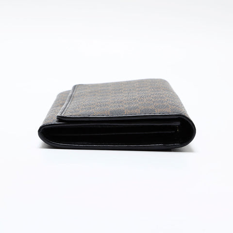 CELINE PVC Macadam Bifold Wallet black WS21867