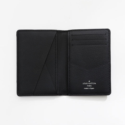 LOUIS VUITTON 2019 Monogram Eclipse Organizer Card Case black WS21869
