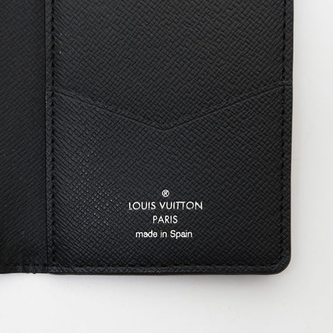 LOUIS VUITTON 2019 Monogram Eclipse Organizer Card Case black WS21869