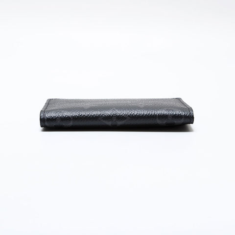 LOUIS VUITTON 2019 Monogram Eclipse Organizer Card Case black WS21869