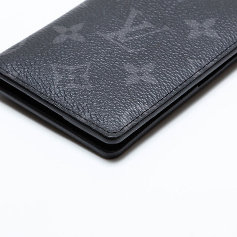 LOUIS VUITTON 2019 Monogram Eclipse Organizer Card Case black WS21869