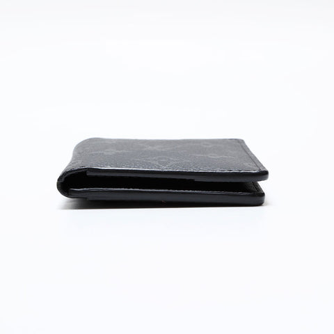 LOUIS VUITTON 2019 Monogram Eclipse Organizer Card Case black WS21869