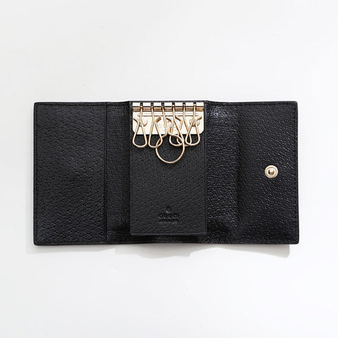 グッチ GUCCI GGキャンバス キーケース ブラック WS21870