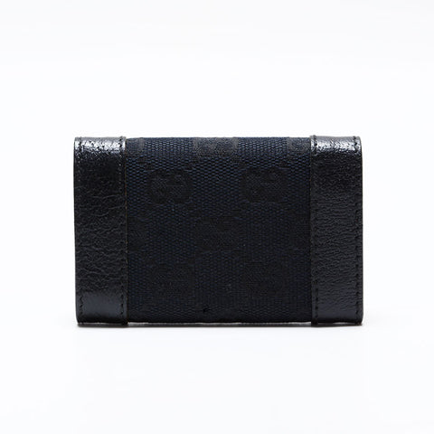 グッチ GUCCI GGキャンバス キーケース ブラック WS21870