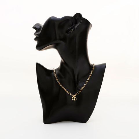 Christian Dior CD logo Necklace gold WS21873