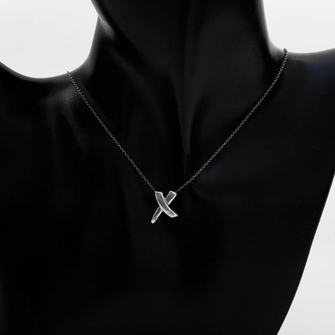 TIFFANY&Co. Cross Paloma Picasso 925 Necklace Silver WS21874