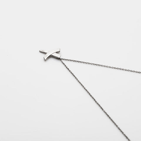 TIFFANY&Co. Cross Paloma Picasso 925 Necklace Silver WS21874