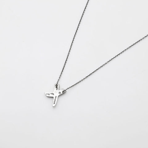 TIFFANY&Co. Cross Paloma Picasso 925 Necklace Silver WS21874