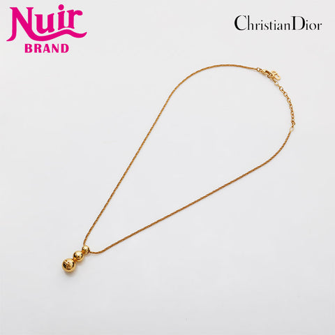 Christian Dior Cube logo Necklace gold WS21876