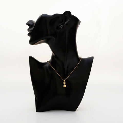 Christian Dior Cube logo Necklace gold WS21876