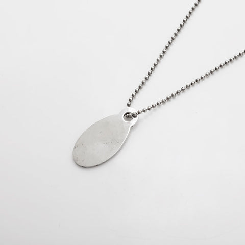 TIFFANY&Co. Return to Plate 925 Ball Chain Necklace Silver WS21877