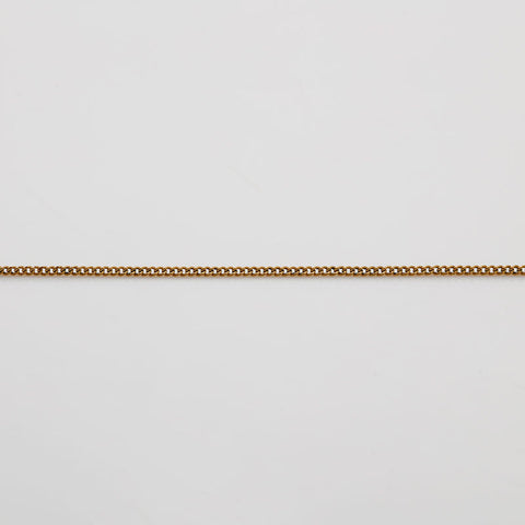 CHANEL 04P 2004 COCO Mark Heart Necklace gold WS21879