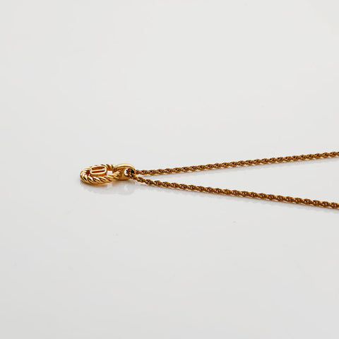 Christian Dior CD logo Necklace gold WS21883