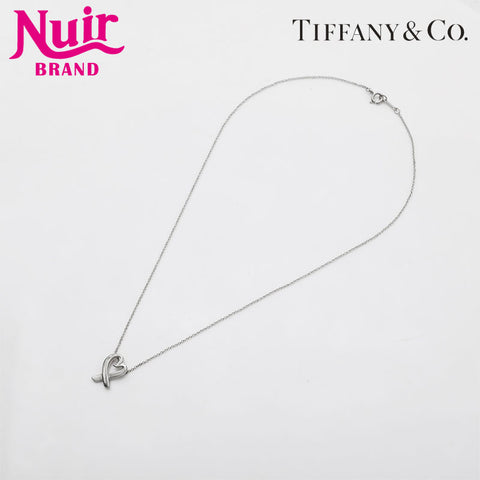 TIFFANY&Co. Wrapping Heart 925 Necklace Silver WS21884