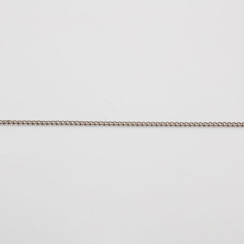 CHANEL 03A Christmas Tree Motif COCO Mark 2003 Necklace Silver WS21885